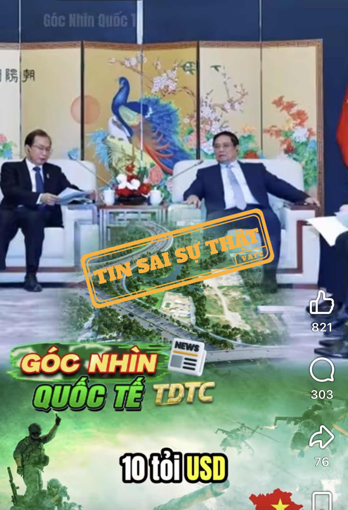 Thông tin xuyên tạc về “Tây Ninh đón đầu tư 10 tỷ USD từ Trung Quốc”