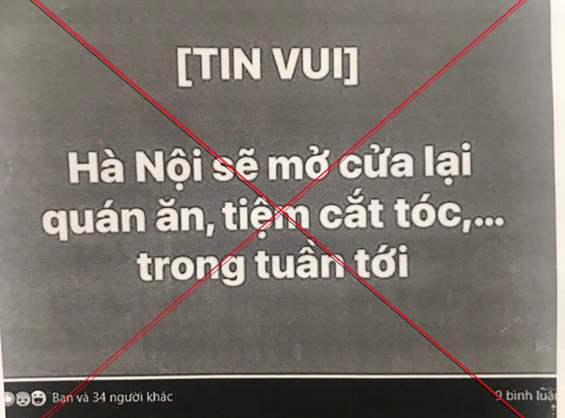 Công an quận Đống Đa xử phạt một phụ nữ 7,5 triệu đồng vì đăng tải thông tin sai sự thật