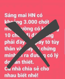 Công an Hà Nội truy tìm đối tượng tung tin giả