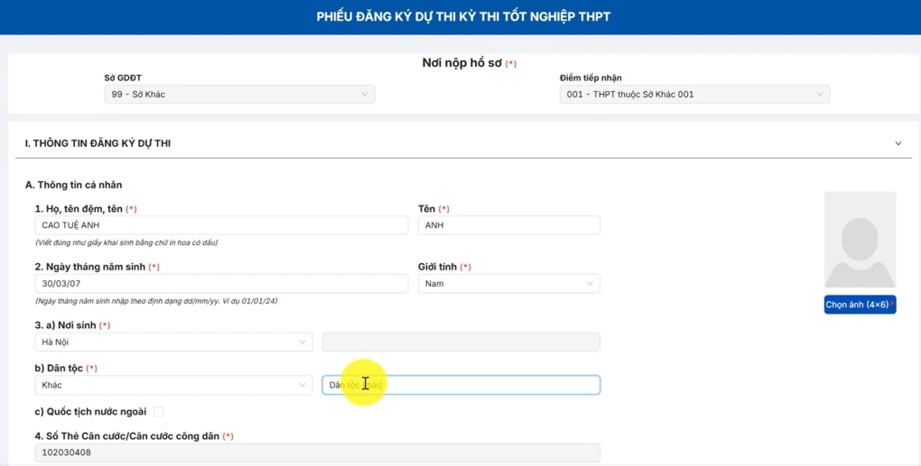 Cảnh báo chiêu lừa điều chỉnh đăng ký thi tốt nghiệp THPT