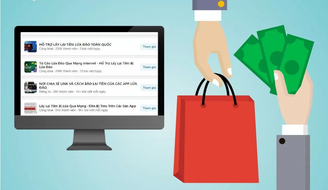 Cảnh giác trước hình thức “hỗ trợ lấy lại tiền bị lừa đảo” trên mạng xã hội