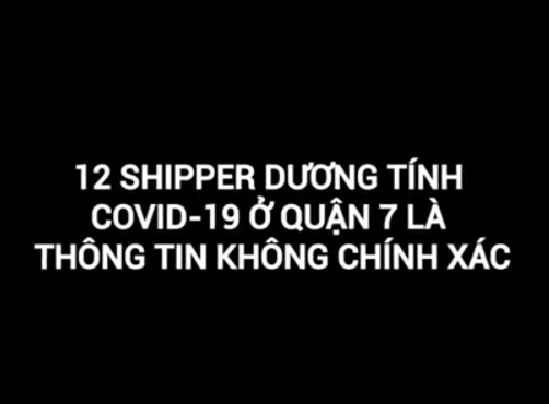 Fact-check - Thực hư tin đồn 12 shipper ở TP.HCM nhiễm COVID-19