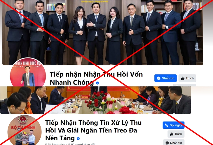 Nở rộ fanpage tích xanh lừa đảo dịch vụ 'hỗ trợ lấy lại tiền bị lừa đảo'